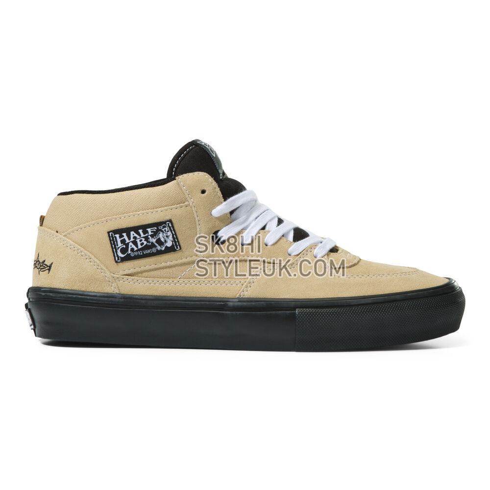 Vans Elijah Berle Skate Half Cab Mens Womens - Elijah Berle Khaki/Black VN0A5FCDZF5 Shoes