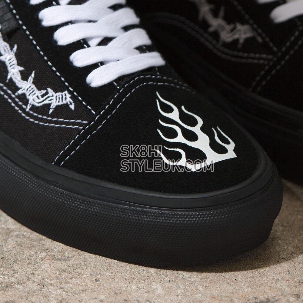 Vans x One Piece Skate Old Skool Mens Womens - Elijah Berle Black/Black/White VN0A5FCBB8C Shoes