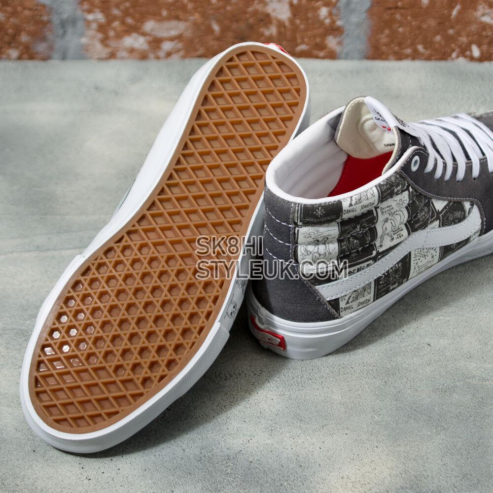 Vans x One Piece Skate SK8-Hi Mens Womens - (Daniel Johnston) Raven VN0A5FCCAO7 Shoes