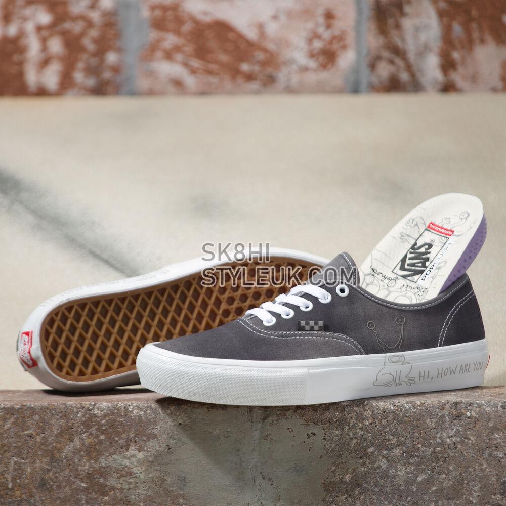 Vans Skate Authentic Mens Womens - (Daniel Johnston) Raven VN0A5FC8AO7 Shoes