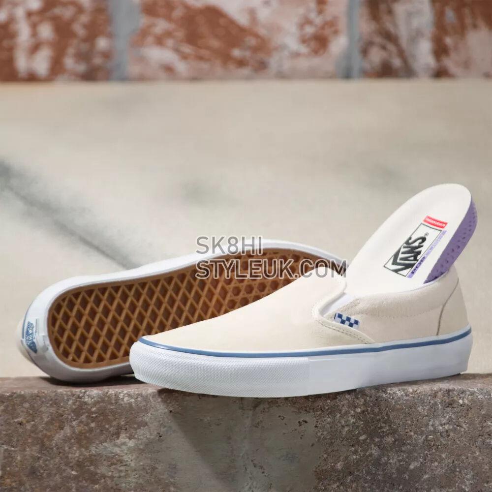 Vans Skate Classics Slip-On Mens Womens - Raw Canvas Classic White VN0A5FCAACV Shoes