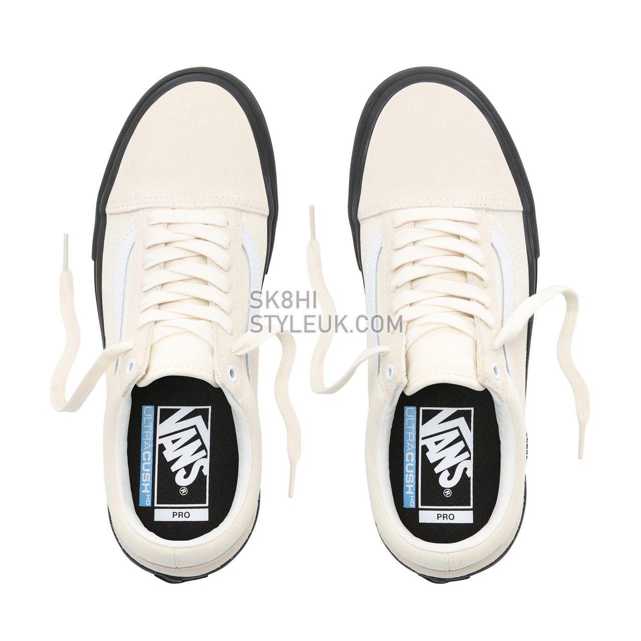 Vans Old Skool Pro Classic Mens Womens - Classic White/Black V00ZD4U20 Shoes