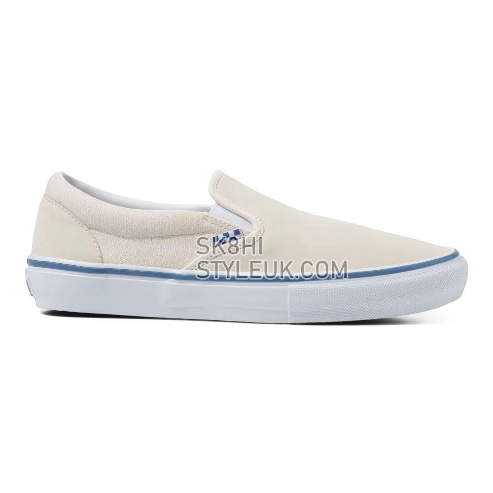 Vans Skate Classics Slip-On Mens Womens - Raw Canvas Classic White VN0A5FCAACV Shoes