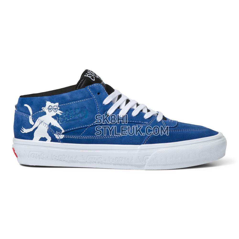 Vans x Krooked Skate Half Cab 92 VCU Mens Womens - (Krooked By Natas For Ray) Blue VN0A4BW9APG Shoes