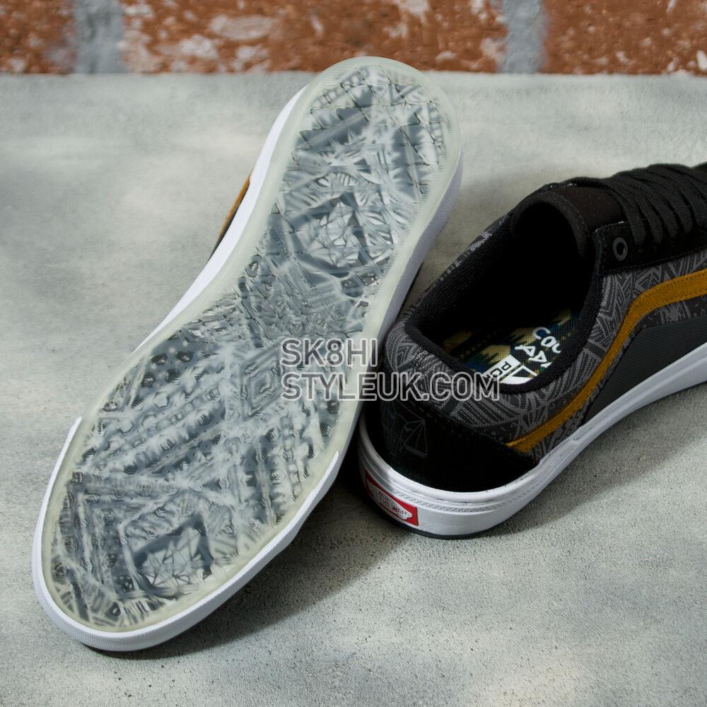 Vans Courage Adams BMX Old Skool Mens Womens - (Courage Adams) Black/Golden Brown VN0A5JIPACQ Shoes