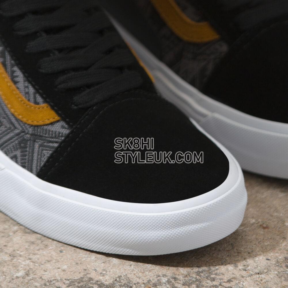 Vans Courage Adams BMX Old Skool Mens Womens - (Courage Adams) Black/Golden Brown VN0A5JIPACQ Shoes