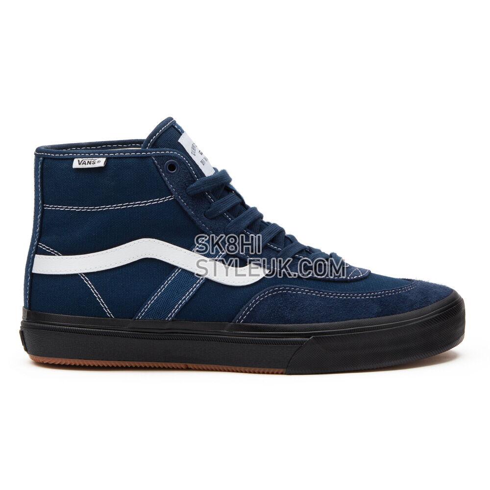 Vans Crockett High VCU Mens Womens - Navy/Black VN0A4BWQNGV Shoes