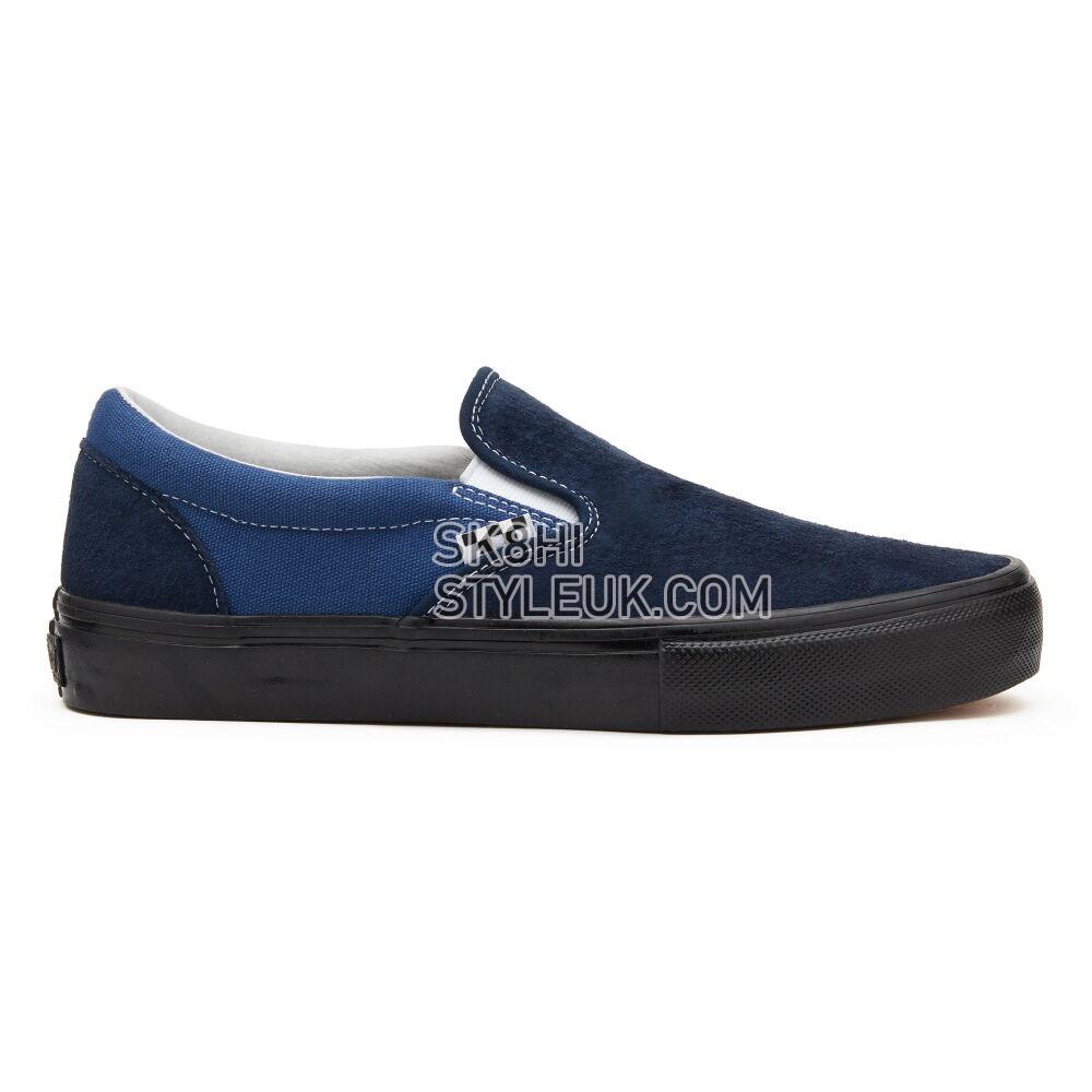 Vans x Krooked Featuring Art By Natas For Ray Barbee Skate Slip-On VCU Mens Womens - Navy/Black VN0A4BWDNGV Shoes