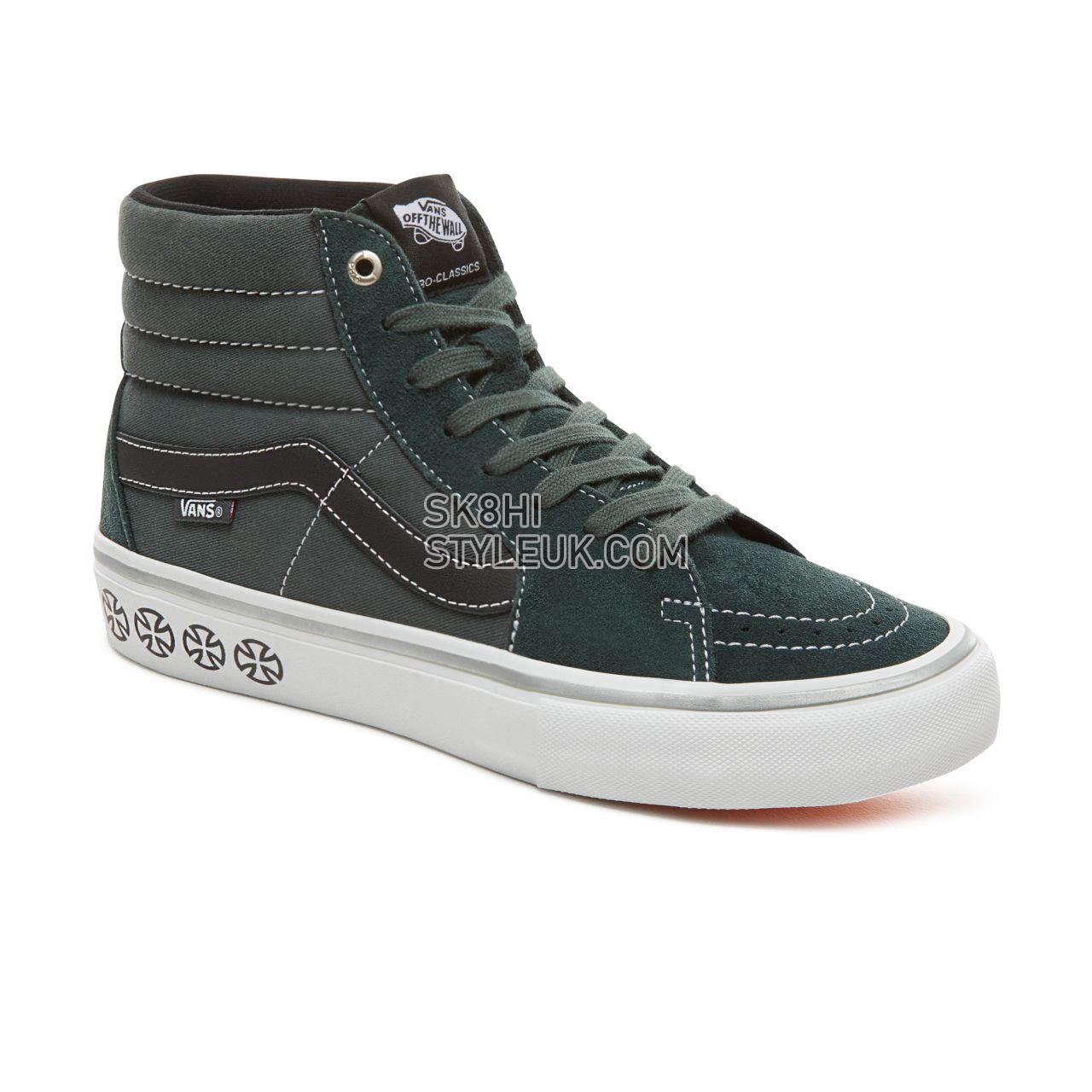 Vans X Independent Sk8-Hi Pro Classic Mens Womens - (Independent) Spruce V00VHGU24 Shoes