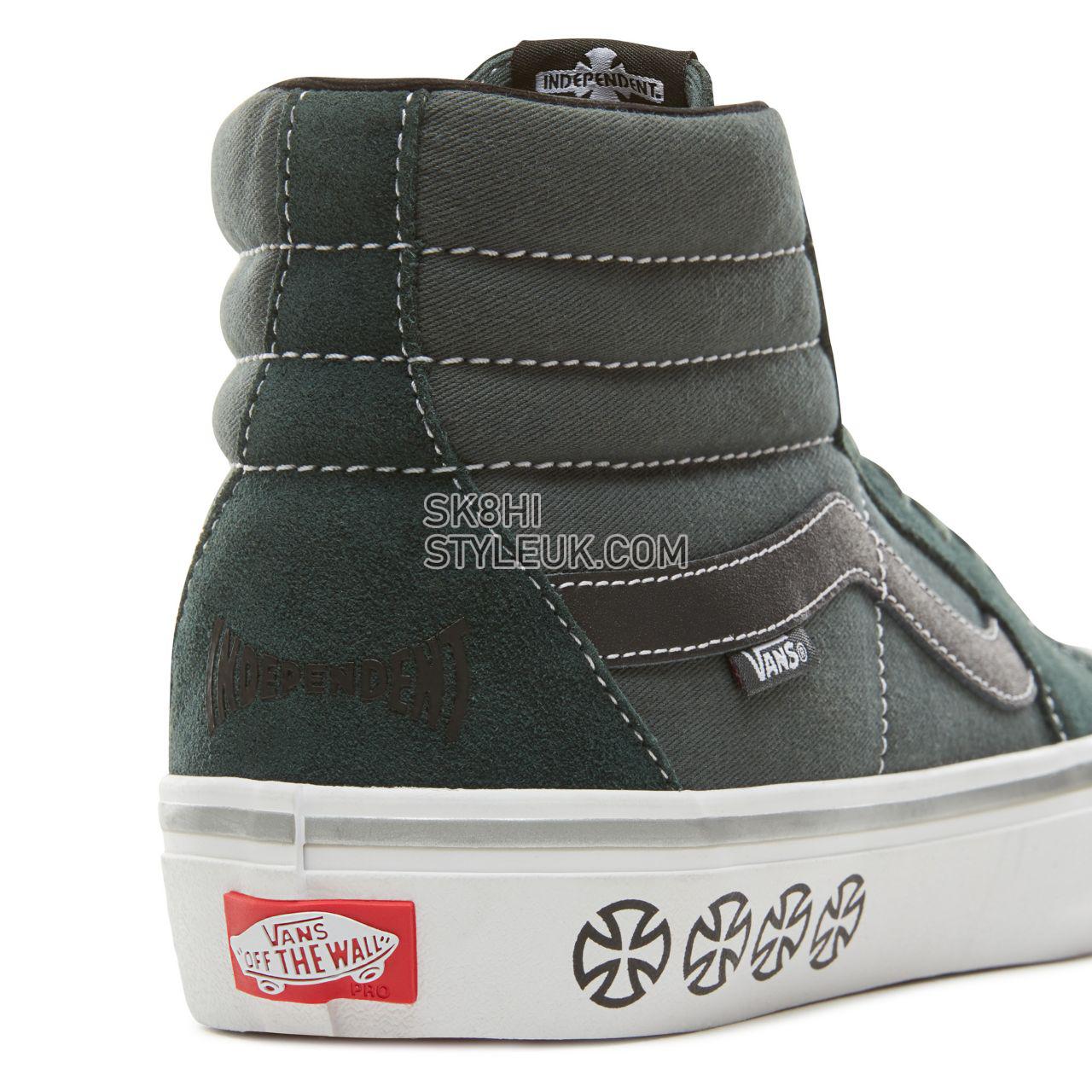 Vans X Independent Sk8-Hi Pro Classic Mens Womens - (Independent) Spruce V00VHGU24 Shoes