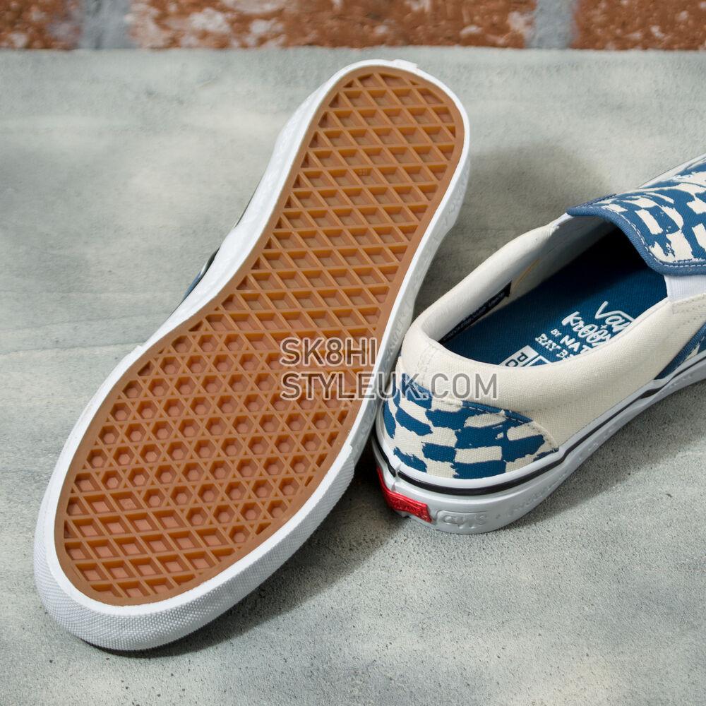 Vans x Krooked Featuring Art By Natas For Ray Barbee Skate Slip-On VCU Mens Womens - (Krooked By Natas For Ray) Blue VN0A4BWDAPG