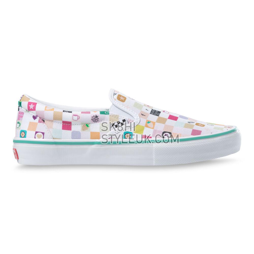 Vans x Frog Skate Slip-On Ltd Mens Womens - White/White VN0A5HF43OI Shoes