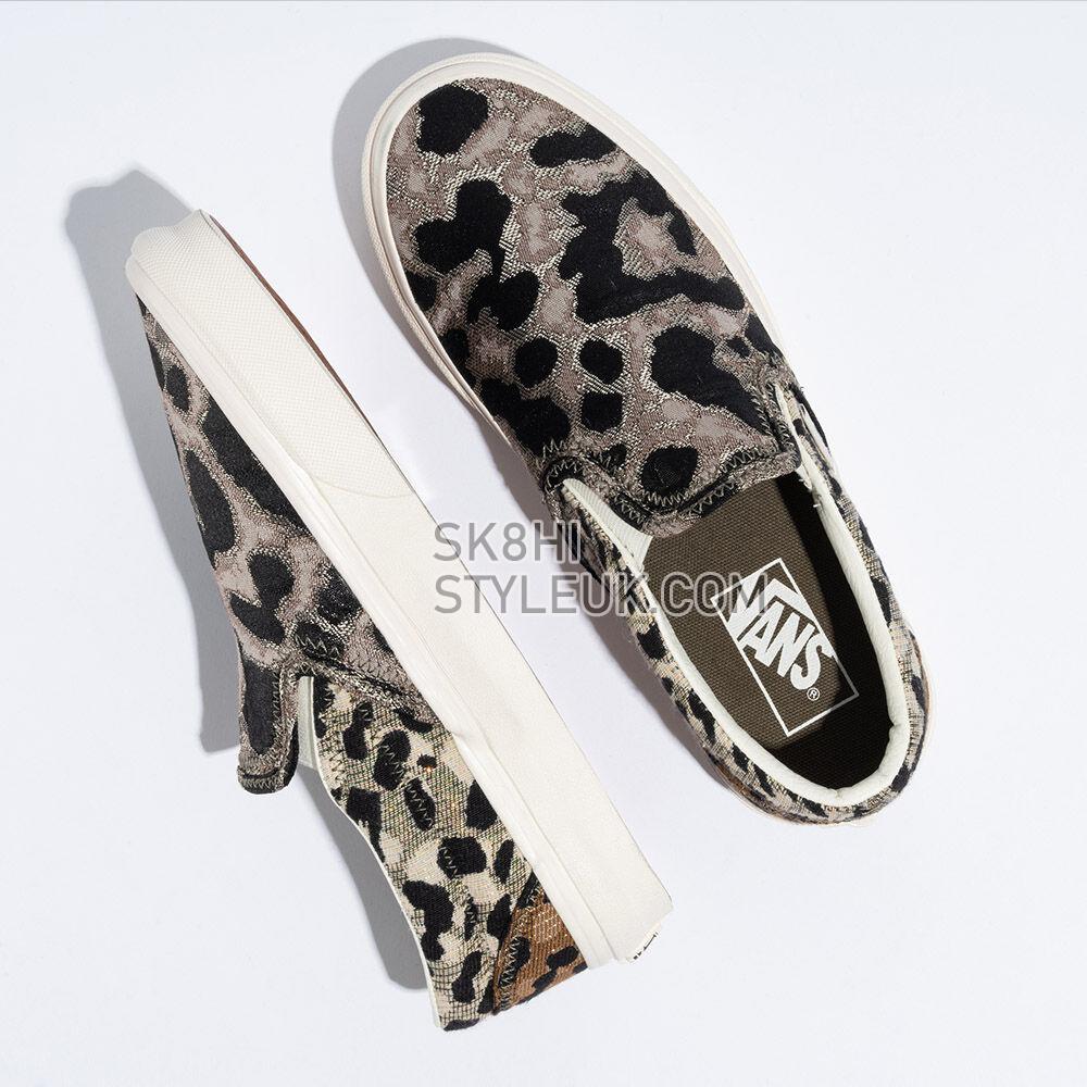 Vans Cow Multi Color Classic Slip-On Mens Womens - Animal Mix Grape Leaf VN0A7Q5DKCZ Shoes