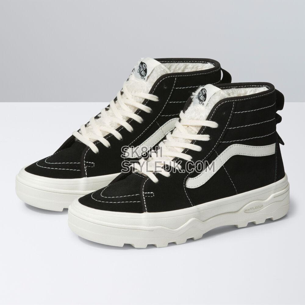 Vans Sentry Sk8-Hi WC Mens Womens - Sherpa Suede Black VN0A4BVWBLK Shoes