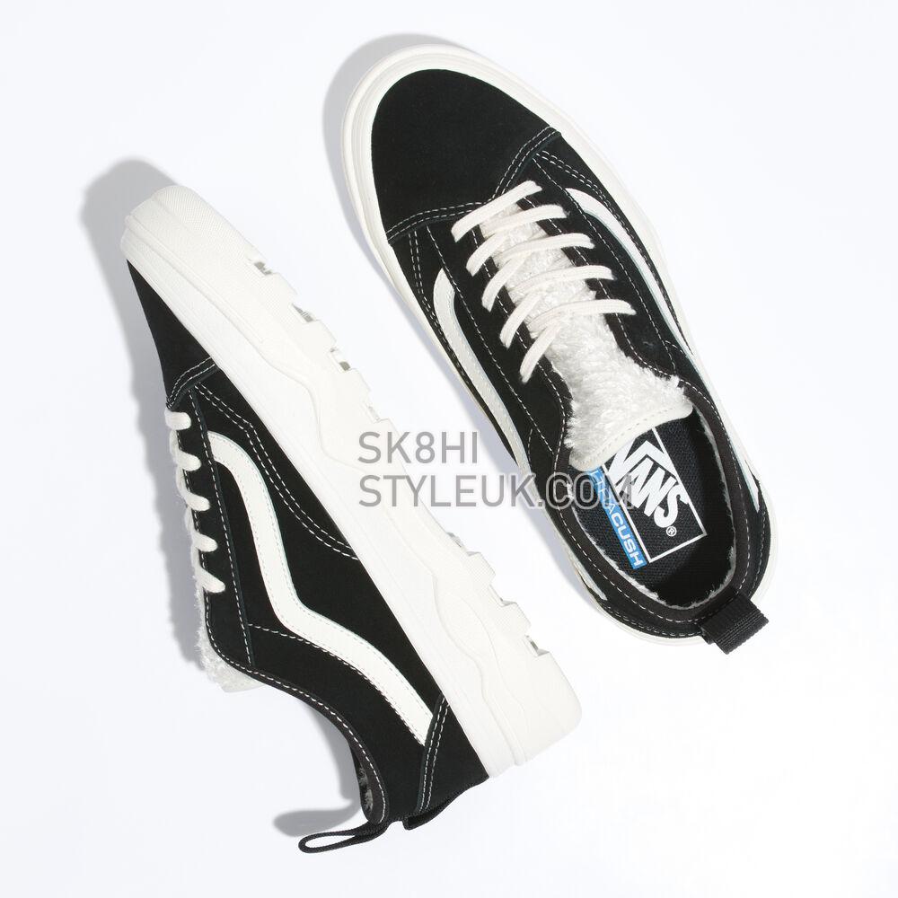 Vans Sentry Old Skool WC Mens Womens - Sherpa Suede Black VN0A4BVMBLK Shoes