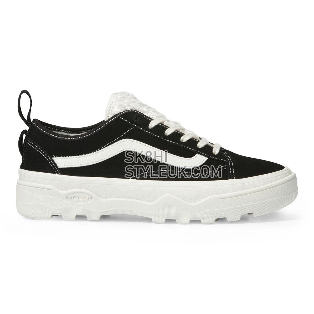 Vans Sentry Old Skool WC Mens Womens - Sherpa Suede Black VN0A4BVMBLK Shoes