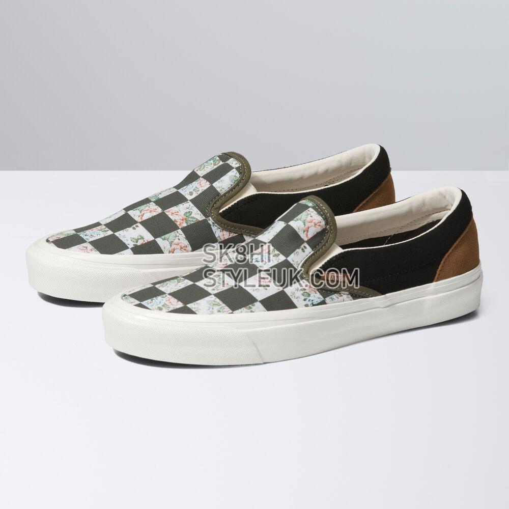 Vans Classic Slip-On 98 DX Mens Womens - Bricolage Check Multi Check VN0A7Q58J4E Shoes