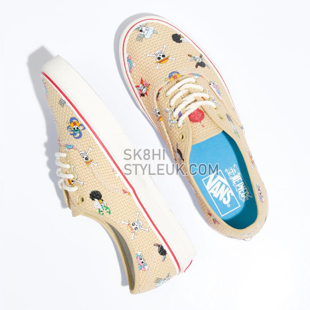 Vans x One Piece Authentic Mens Womens - One Piece Straw Hat Crew Natural/Multi VN0A5JMPKKK Shoes