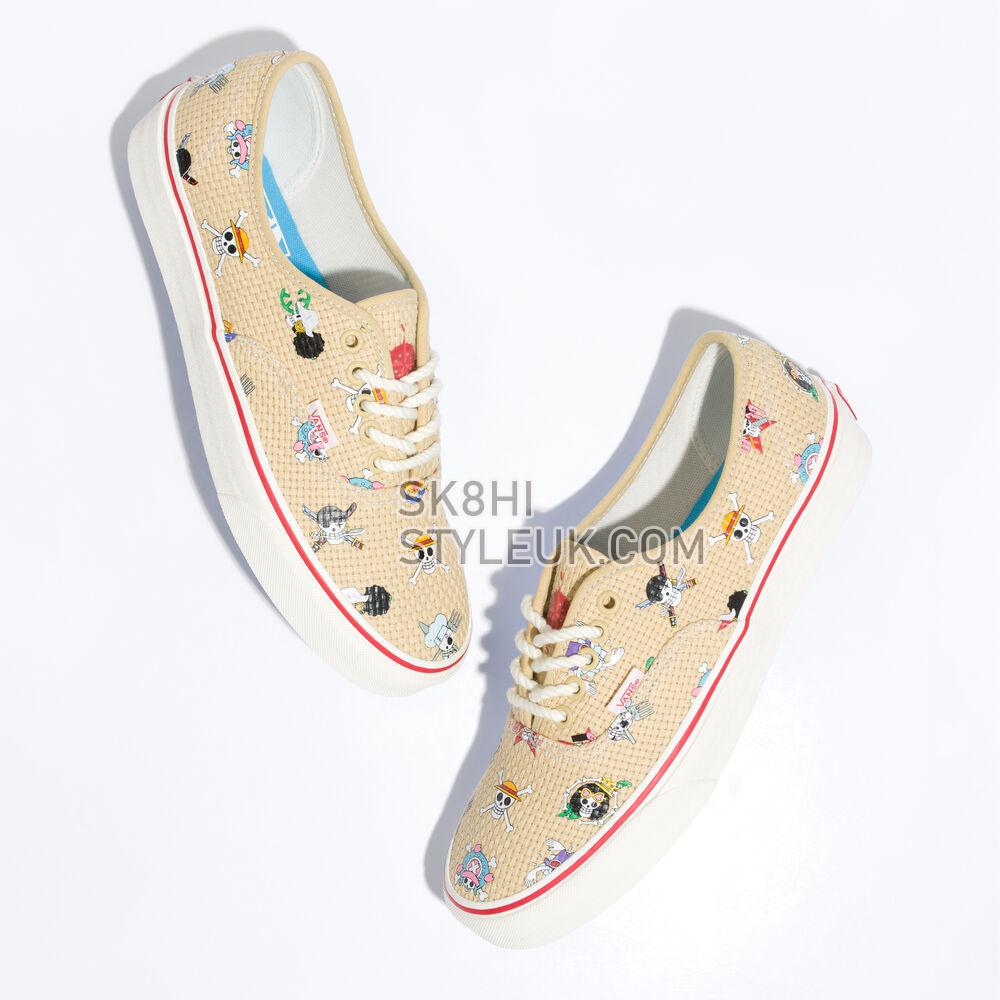 Vans x One Piece Authentic Mens Womens - One Piece Straw Hat Crew Natural/Multi VN0A5JMPKKK Shoes