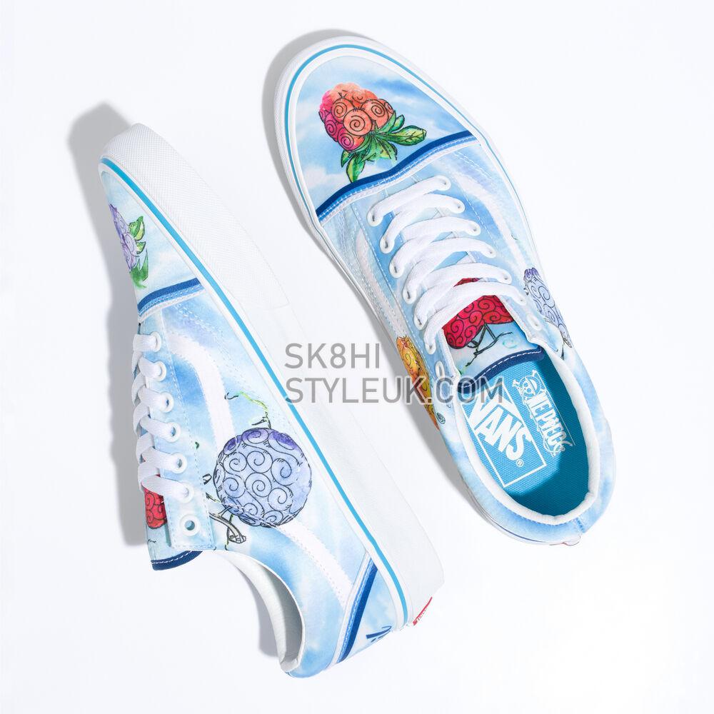 Vans x One Piece Old Skool Mens Womens - One Piece Devil Fruit True Blue VN0007NT7WM Shoes