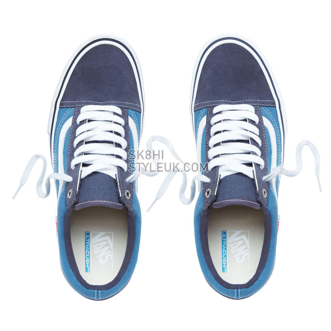 Vans Old Skool Pro Classic Mens Womens - Navy/White V00ZD40NS Shoes