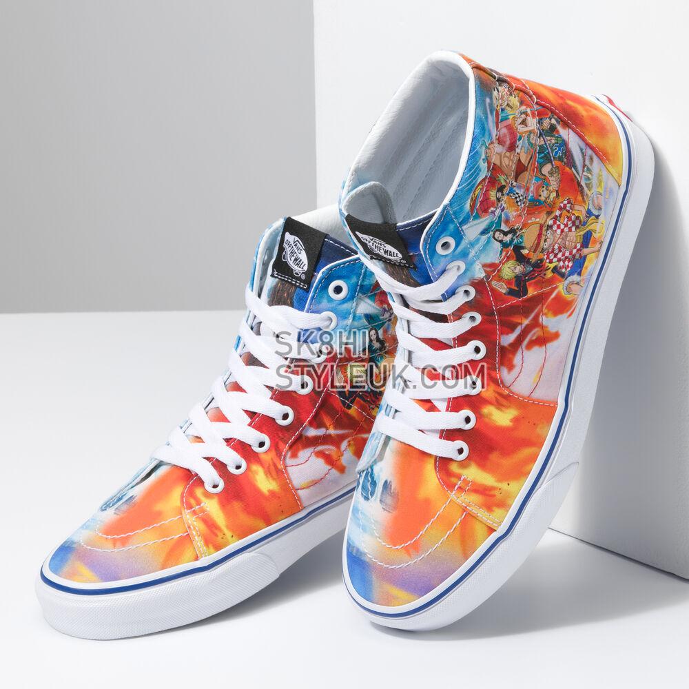 Vans x One Piece Sk8-Hi Mens Womens - One Piece Punk Hazard Multi VN0007NS448 Shoes