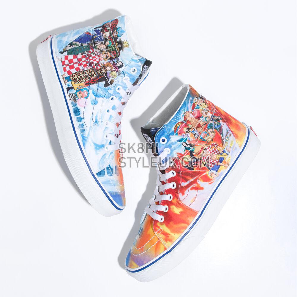 Vans x One Piece Sk8-Hi Mens Womens - One Piece Punk Hazard Multi VN0007NS448 Shoes