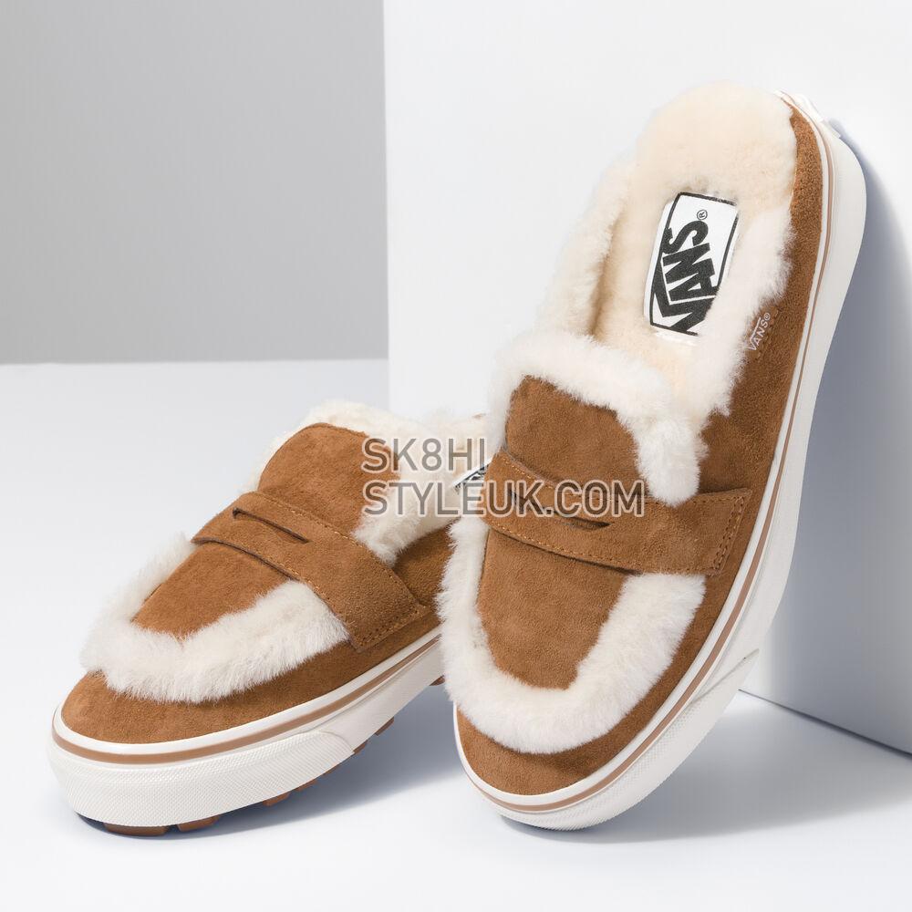 Vans Style 53 Cozy Mule DX Mens Womens - Shearling Chipmunk VN0005U3GWT Shoes