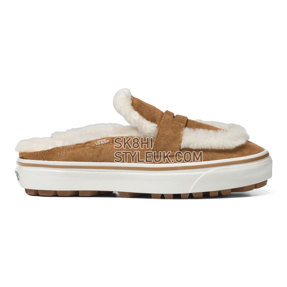 Vans Style 53 Cozy Mule DX Mens Womens - Shearling Chipmunk VN0005U3GWT Shoes