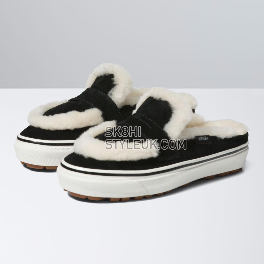 Vans Style 53 Cozy Mule DX Mens Womens - Shearling Black/Natural VN0005U3BF5 Shoes