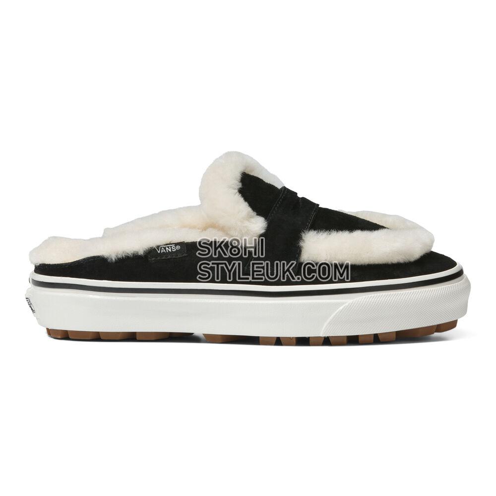 Vans Style 53 Cozy Mule DX Mens Womens - Shearling Black/Natural VN0005U3BF5 Shoes