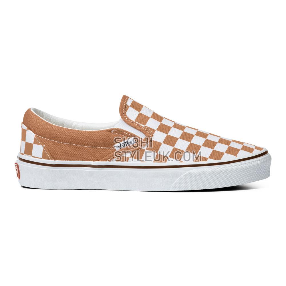 Vans Meadow Patchwork Classic Slip-On Mens Womens - Color Theory Checkerboard Meerkat VN0A5AO8BKQ Shoes