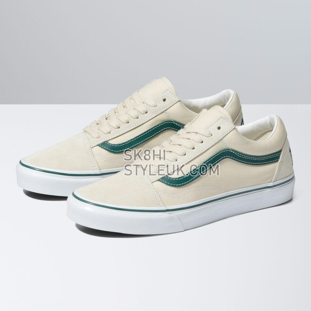 Vans Suede Old Skool Mens Womens - Team Wellness Bone White VN0A4BW2BWQ Shoes