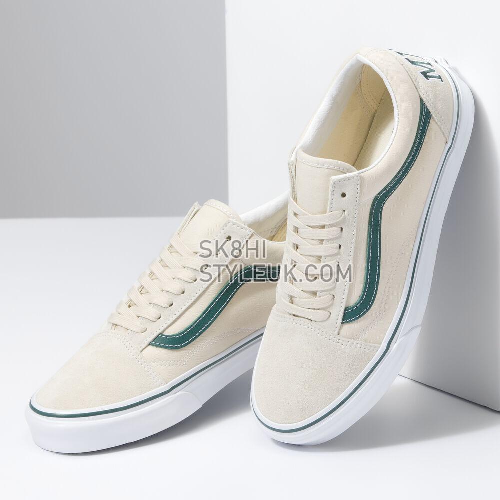 Vans Suede Old Skool Mens Womens - Team Wellness Bone White VN0A4BW2BWQ Shoes