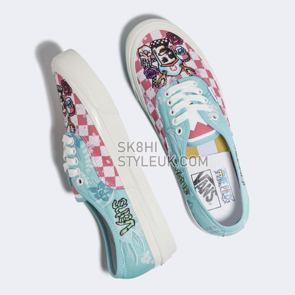 Vans x One Piece Authentic 44 DX Mens Womens - One Piece Multi/White VN0005U8JBW Shoes