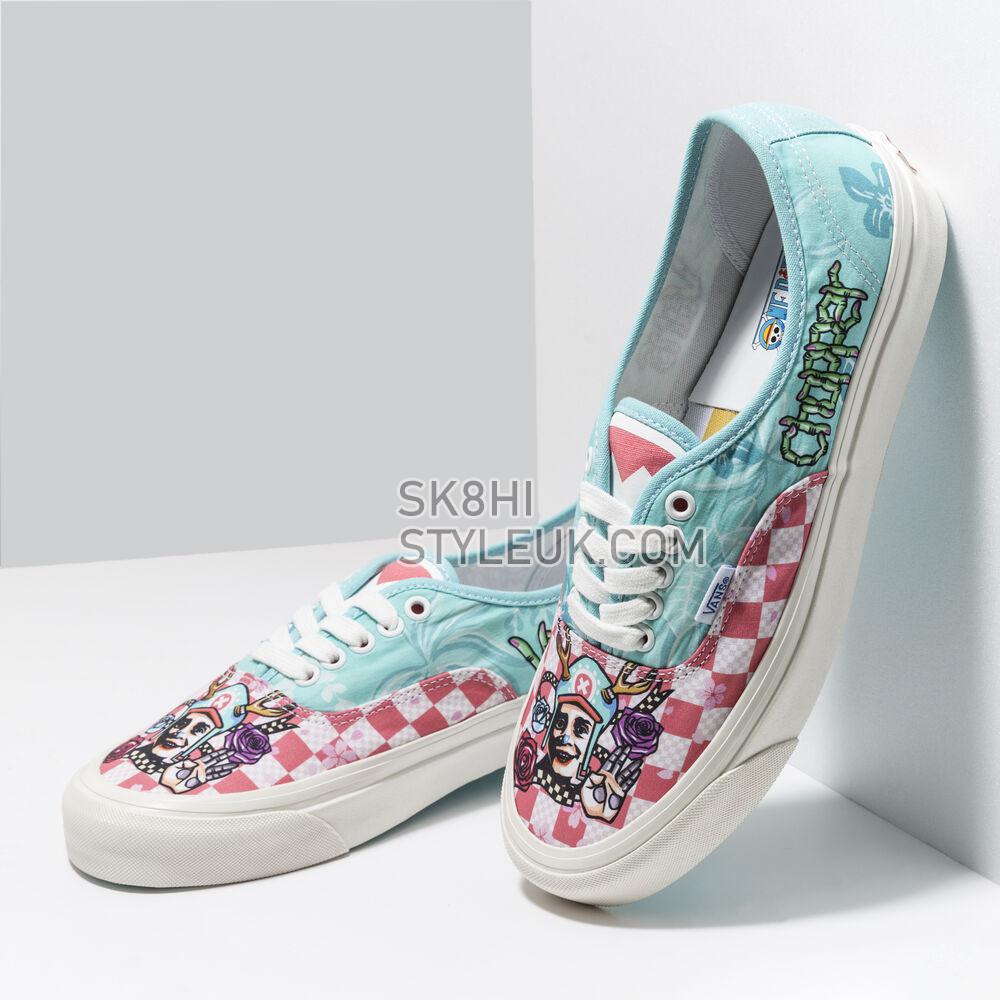 Vans x One Piece Authentic 44 DX Mens Womens - One Piece Multi/White VN0005U8JBW Shoes