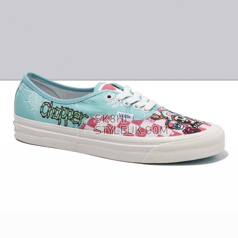 Vans x One Piece Authentic 44 DX Mens Womens - One Piece Multi/White VN0005U8JBW Shoes