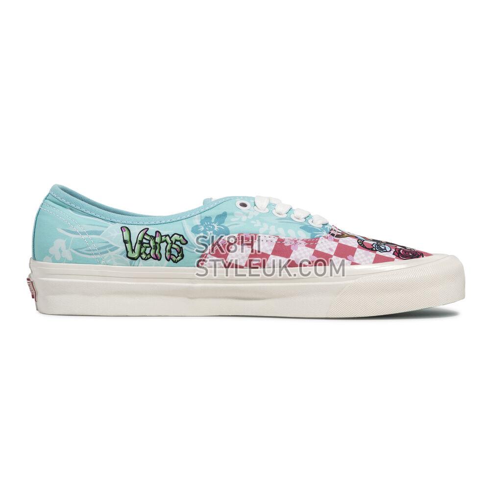 Vans x One Piece Authentic 44 DX Mens Womens - One Piece Multi/White VN0005U8JBW Shoes