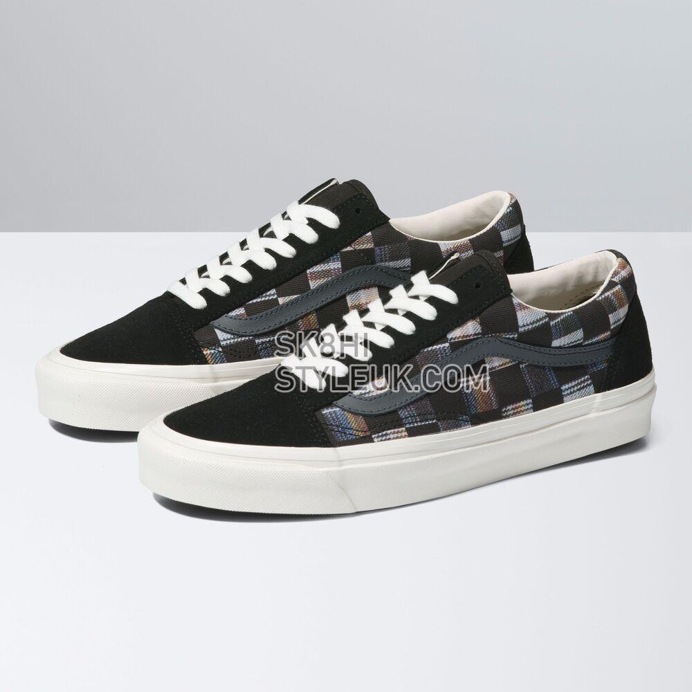 Vans Anaheim Factory Old Skool 36 DX Mens Womens - Bricolage Check Multi Check VN0A4BVQJ4E Shoes