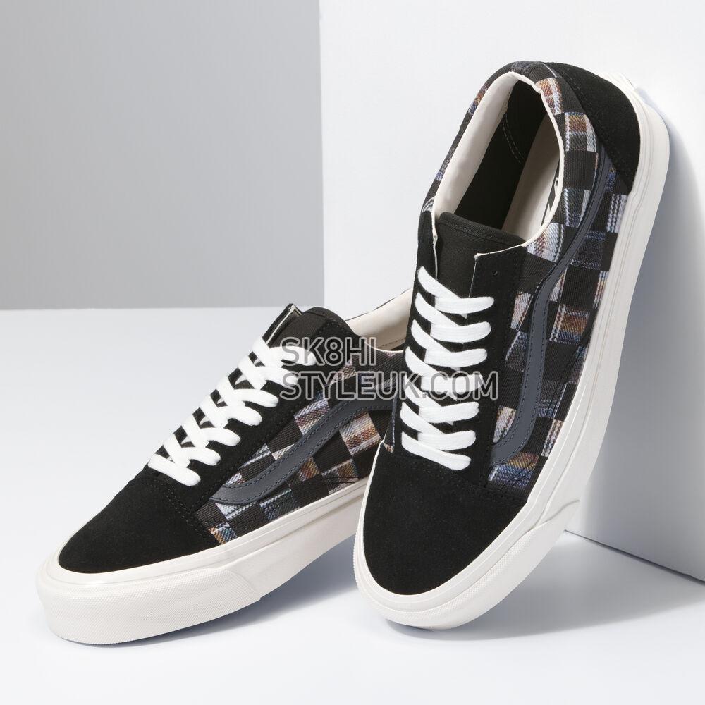 Vans Anaheim Factory Old Skool 36 DX Mens Womens - Bricolage Check Multi Check VN0A4BVQJ4E Shoes