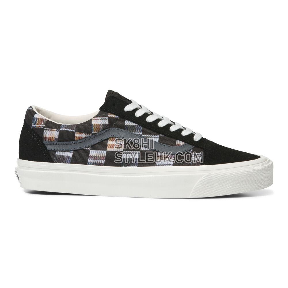 Vans Anaheim Factory Old Skool 36 DX Mens Womens - Bricolage Check Multi Check VN0A4BVQJ4E Shoes