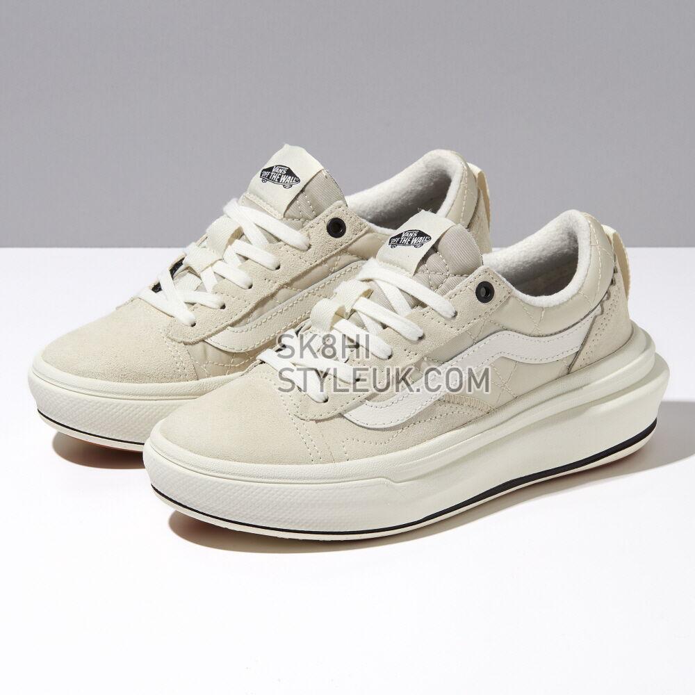 Vans Cozy Camper Old Skool Overt Plus ComfyCush Mens Womens - Cozy Camper Bone White VN0A4BVLBWQ Shoes