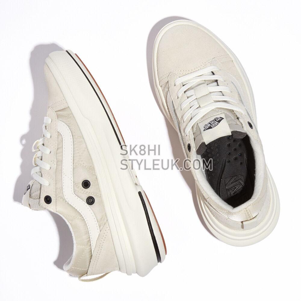 Vans Cozy Camper Old Skool Overt Plus ComfyCush Mens Womens - Cozy Camper Bone White VN0A4BVLBWQ Shoes