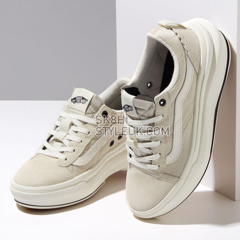 Vans Cozy Camper Old Skool Overt Plus ComfyCush Mens Womens - Cozy Camper Bone White VN0A4BVLBWQ Shoes