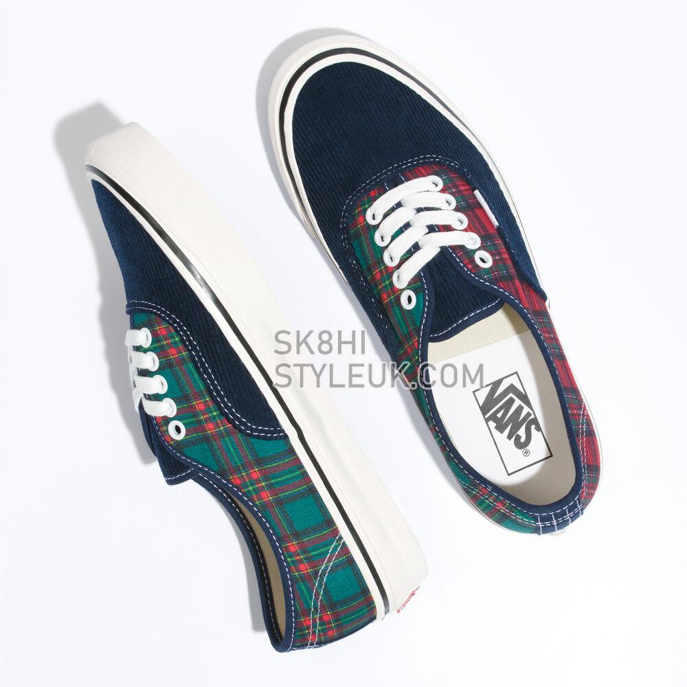 Vans x One Piece Authentic 44 DX Mens Womens - Anaheim Factory Og Cord/Plaid Multi VN0005U8448 Shoes