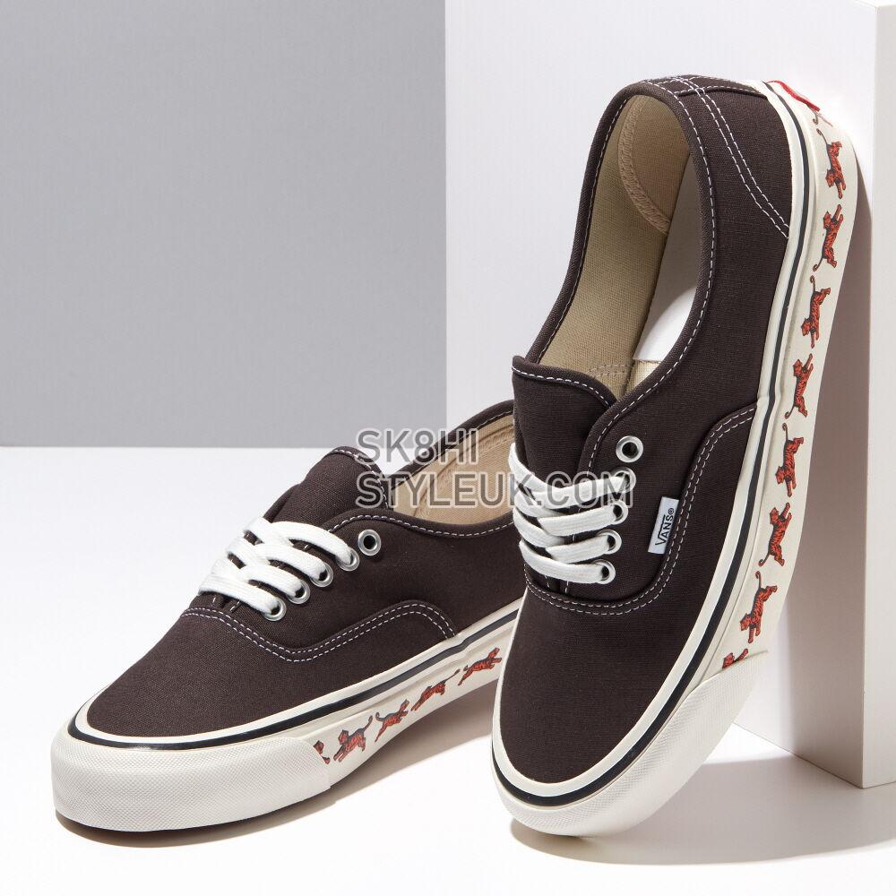 Vans x One Piece Authentic 44 DX Mens Womens - Jungle Sidewall Chocolate VN0005U8CHC Shoes