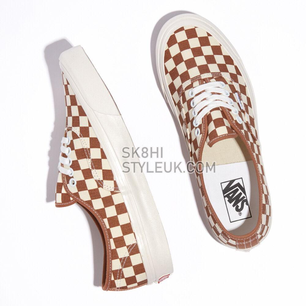 Vans x One Piece Authentic 44 DX Mens Womens - Checkerboard Chipmunk VN0005U8GWT Shoes