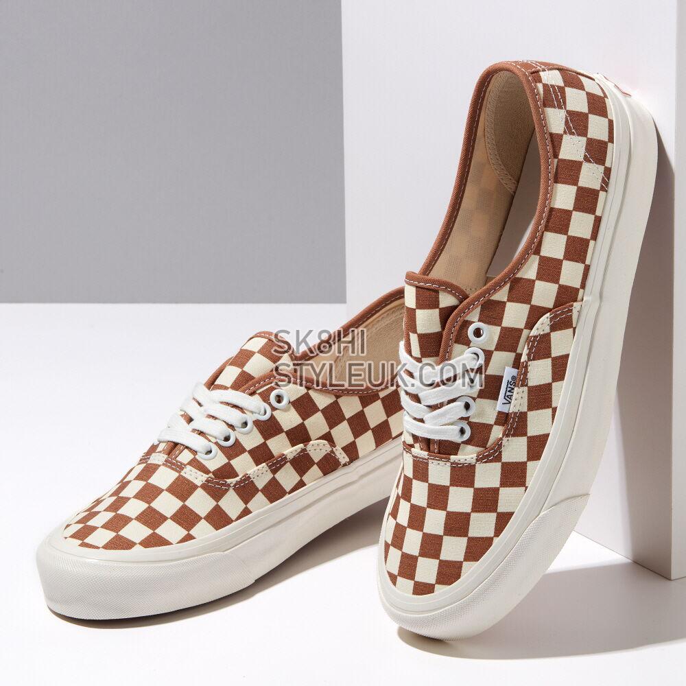 Vans x One Piece Authentic 44 DX Mens Womens - Checkerboard Chipmunk VN0005U8GWT Shoes