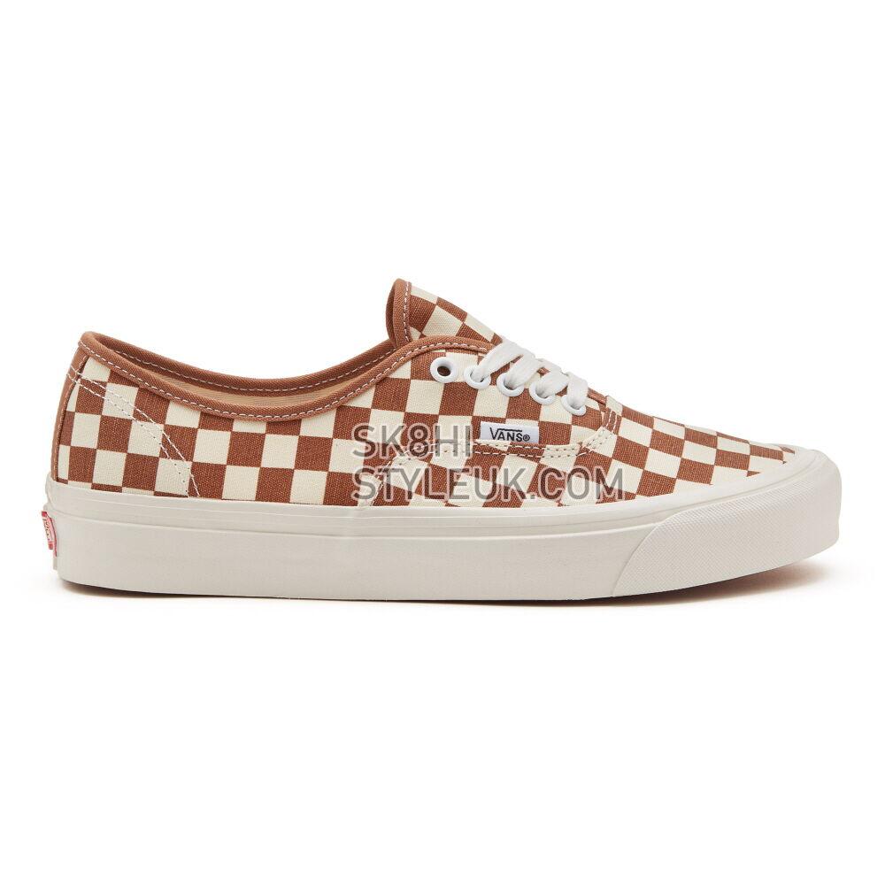 Vans x One Piece Authentic 44 DX Mens Womens - Checkerboard Chipmunk VN0005U8GWT Shoes