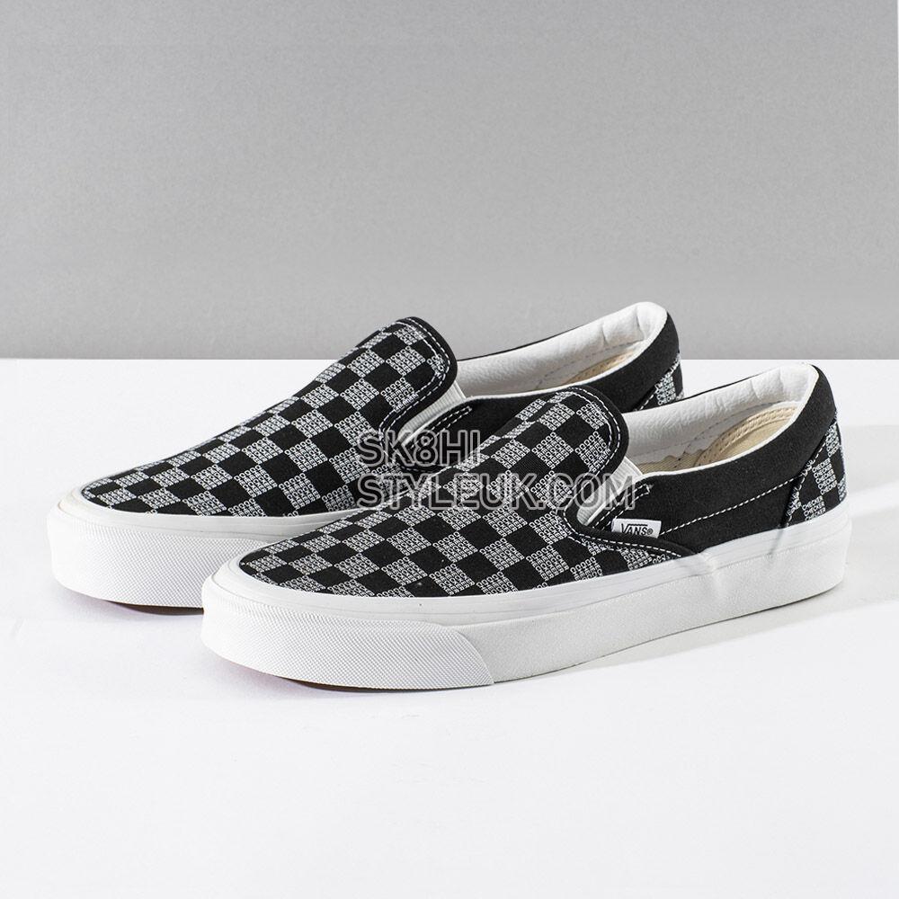 Vans Classic Slip-On 98 DX Mens Womens - Black Checker VN0A7Q58BLK Shoes